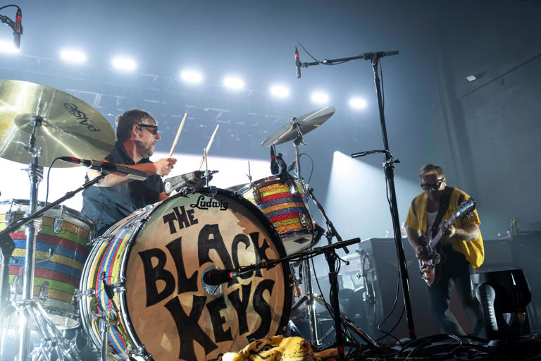 The Black Keys perform at the Rave's Eagles Ballroom in Milwaukee on Wednesday, Dec. 6, 2023, for night one of two for WLUM-FM (102.1)'s Big Snow Show 17.