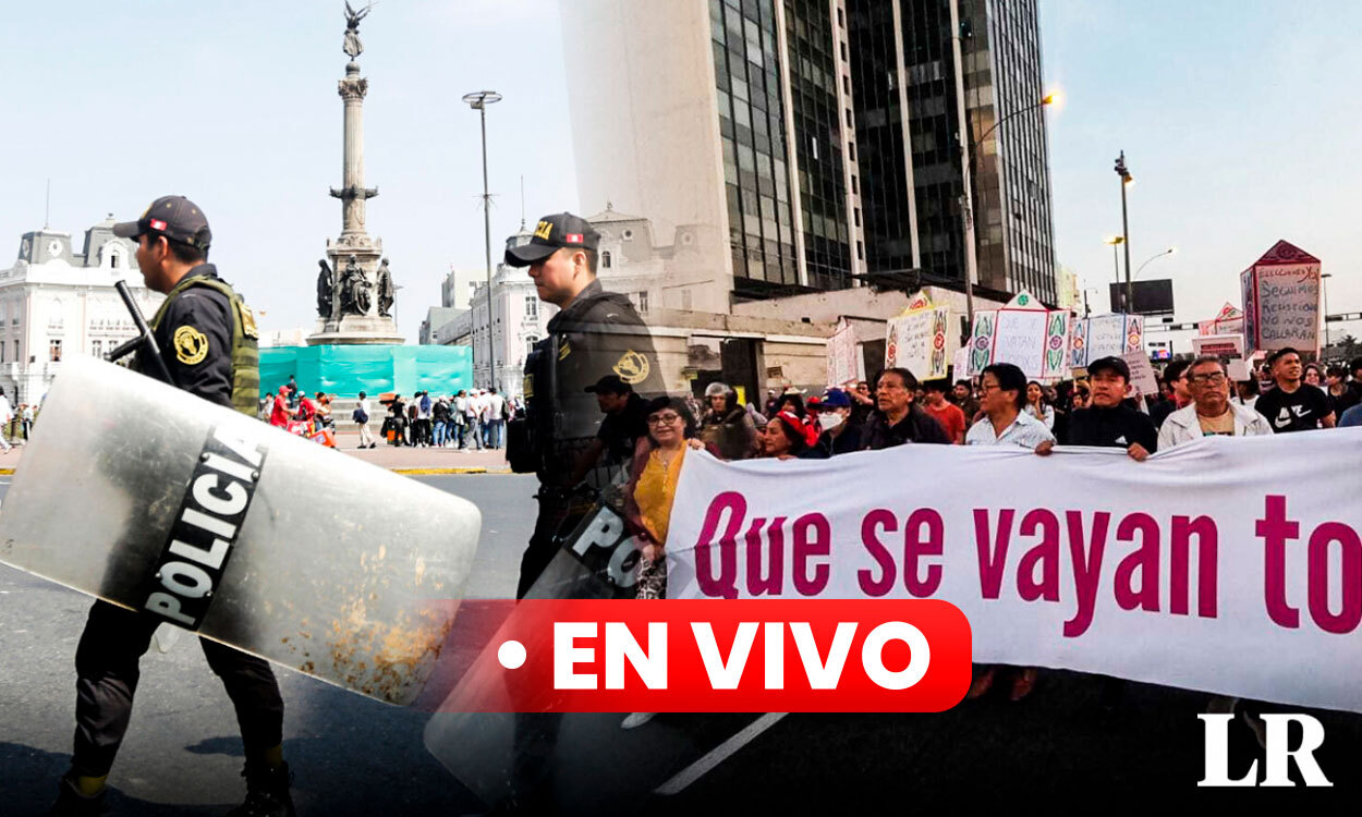 marchas en lima hoy en vivo: dónde habrá paro, reclamos y último minuto de las protestas