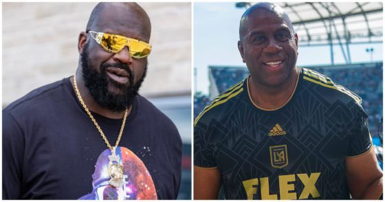 Magic Johnson Shaquille Oneal James Worthy And More Nba Legends Shed Ray Of Hope During 5876