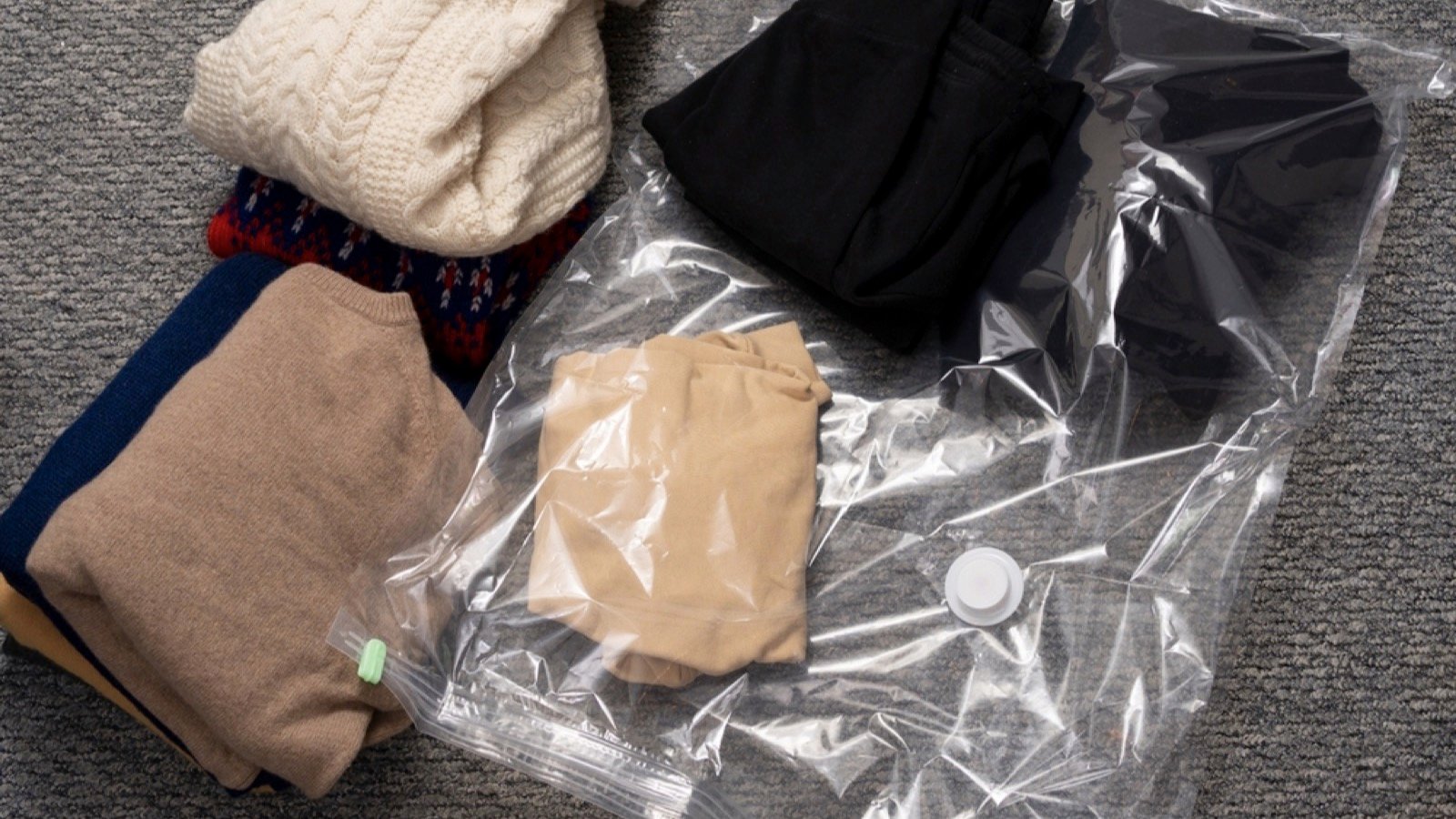 <p>If you don’t have compression cubes to separate clean from dirty laundry, use ordinary plastic bags for a similar effect. Plastic bags won’t necessarily keep your clothes organized as you pack and unpack. Still, they help separate dirty laundry from clean clothes in your suitcase, and as long as they are free from holes, they’re also waterproof.</p>