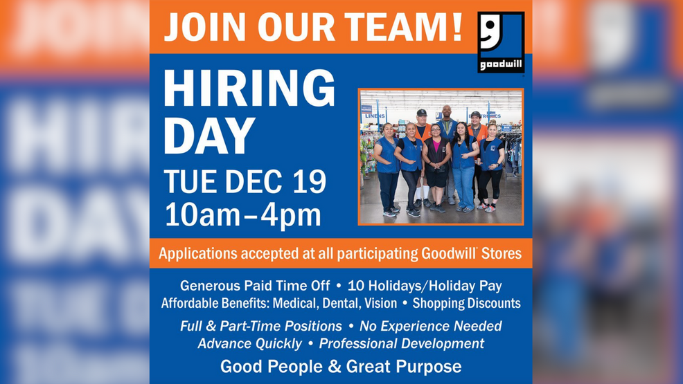 Goodwill Seeking New Hires For All Locations At Upcoming Job Fair   AA1lBFci.img