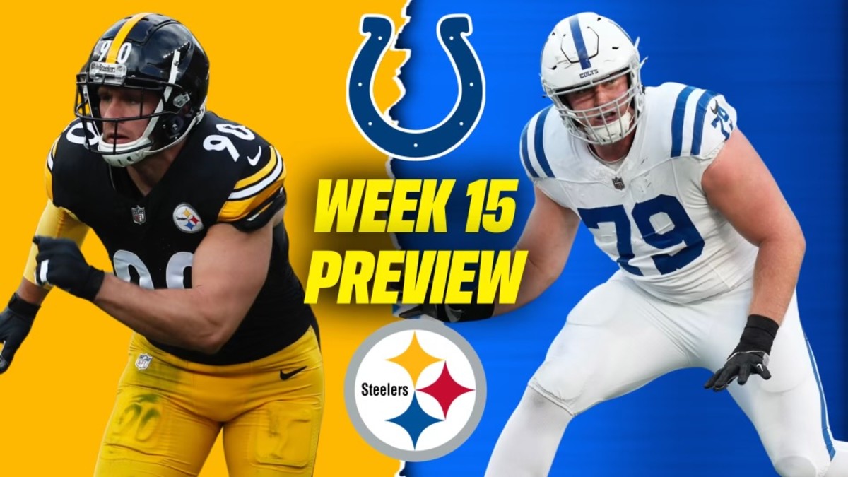 Indianapolis Colts Vs. Pittsburgh Steelers Week 15 Preview