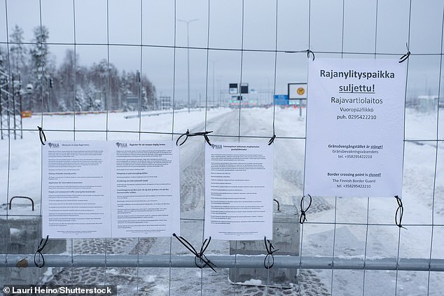 finland closes its russian border again after more than 300 asylum seekers crossed in two days - as helsinki says putin is sending them over in revenge for joining nato