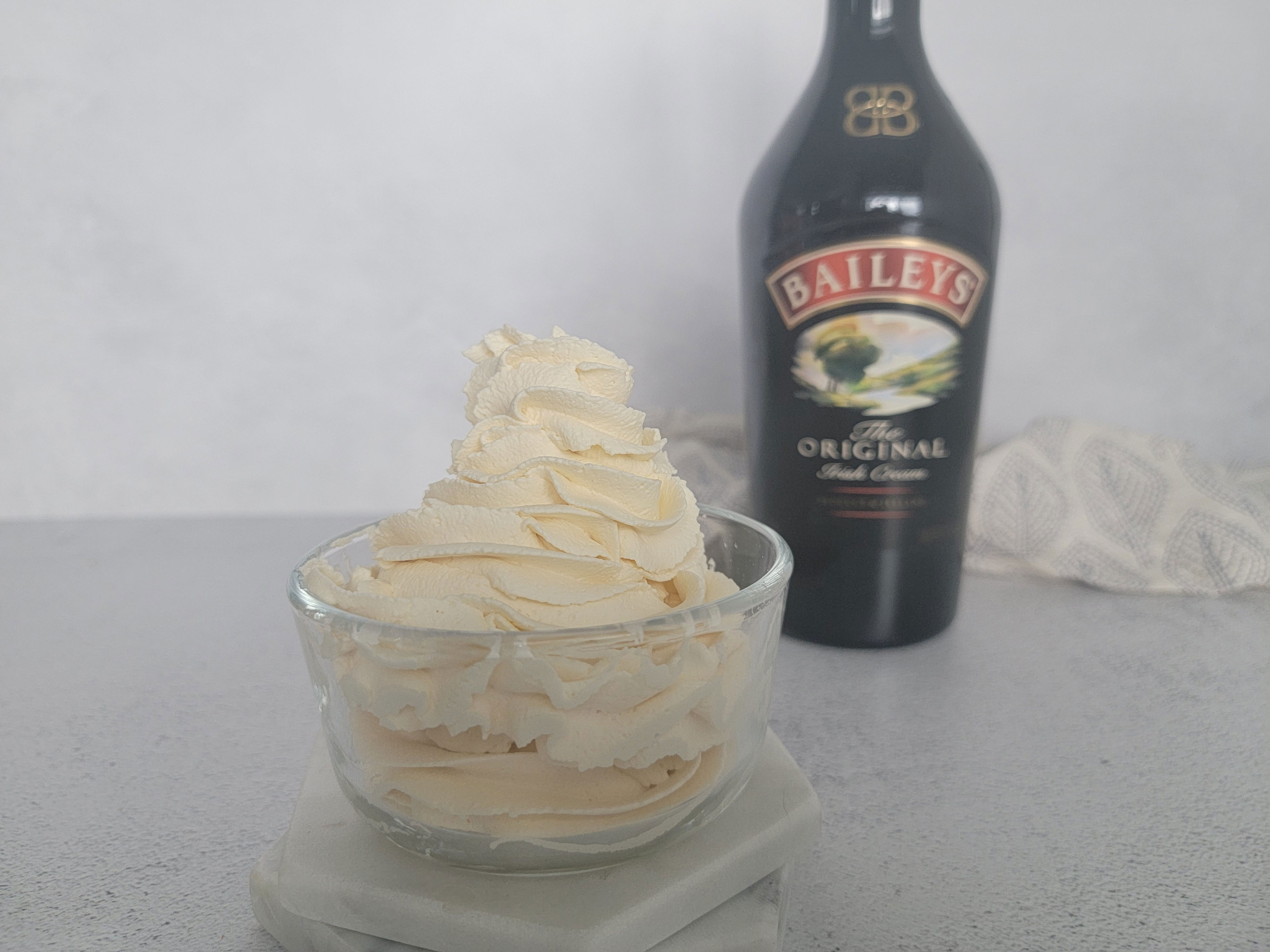 Easy 3 ingredient Baileys Whipped Cream recipe