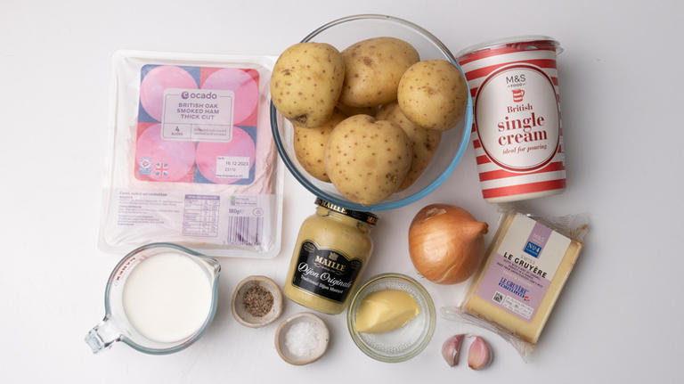 Creamy Ham And Potatoes Au Gratin Recipe