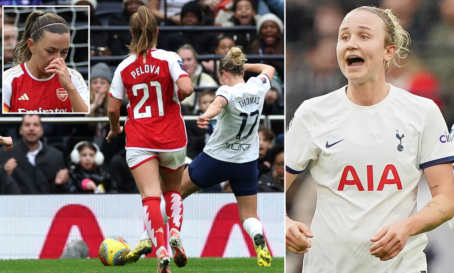 Women's Super League: Martha Thomas scores as Tottenham stun Arsenal in  north London derby, Gunners denied top spot - Eurosport