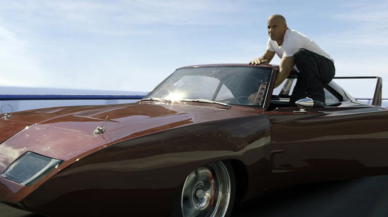 Dominic Toretto driving car