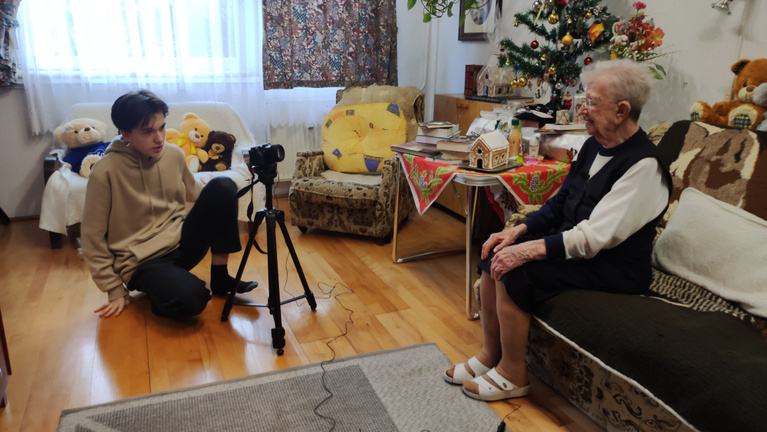 filmet forgattak a 106 éves gizi néni életéről