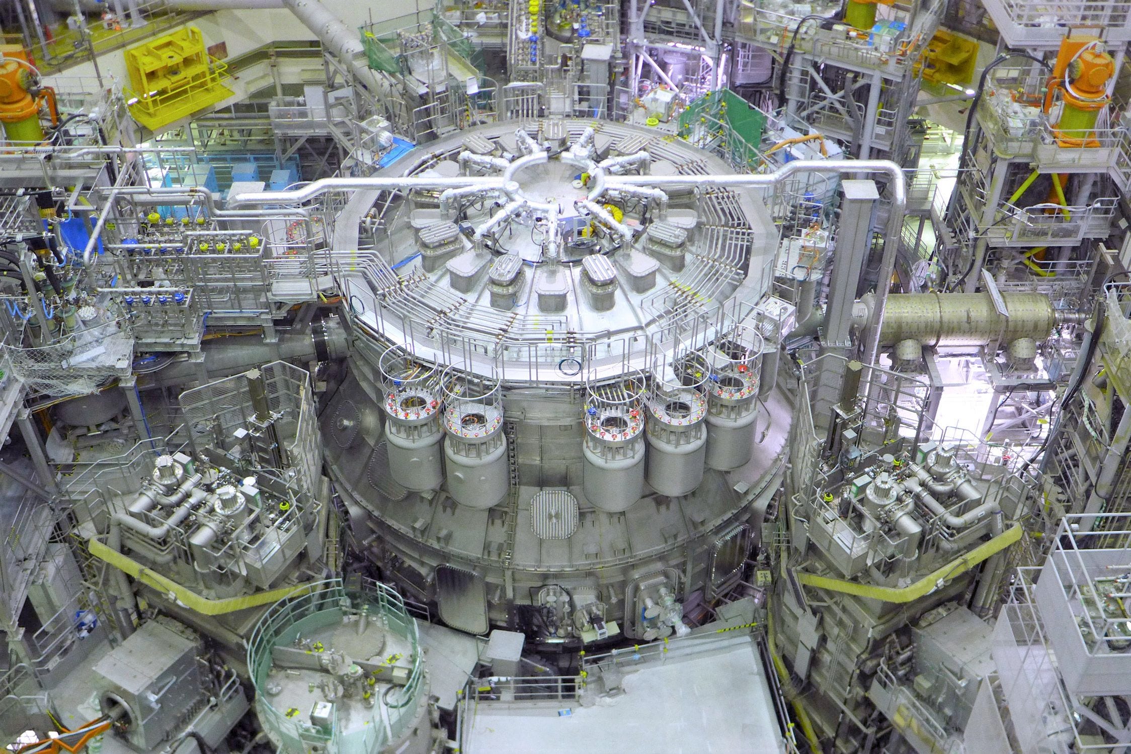 the largest fusion reactor in the world fired up in japan. here's how the $600 million device compares to the us's revolutionary fusion machine.