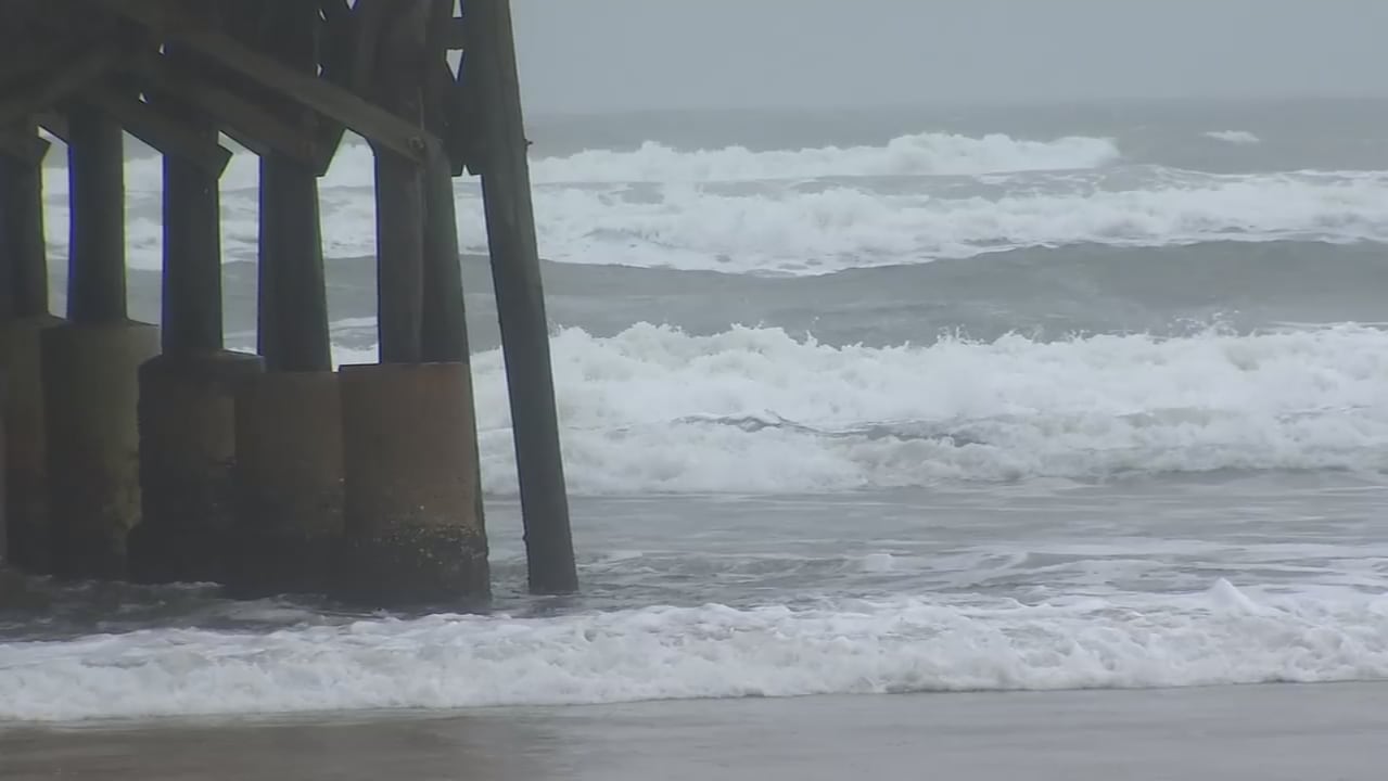 Volusia County Officials Prepare For Strong Storms At The Beach Overnight