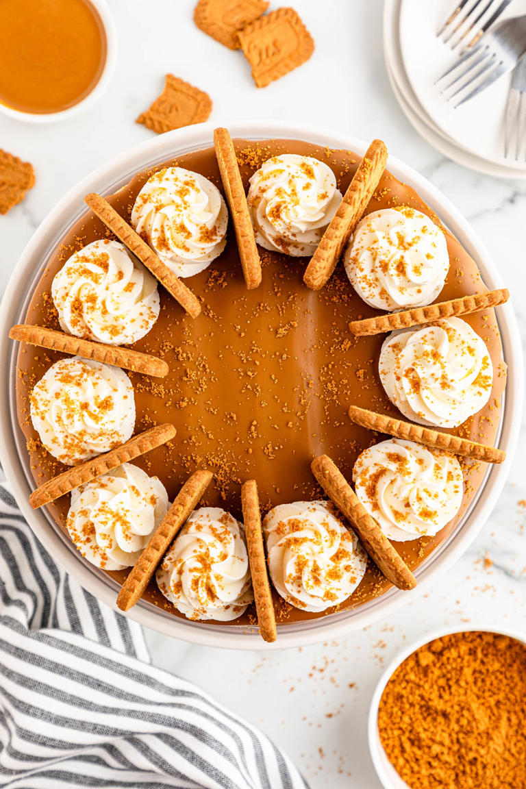 No Bake Biscoff Cheesecake Recipe