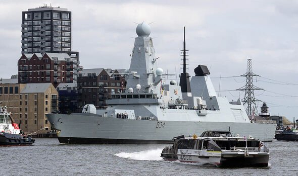 royal navy type 45 destroyer's downing of drone hailed after first attack in 12 years