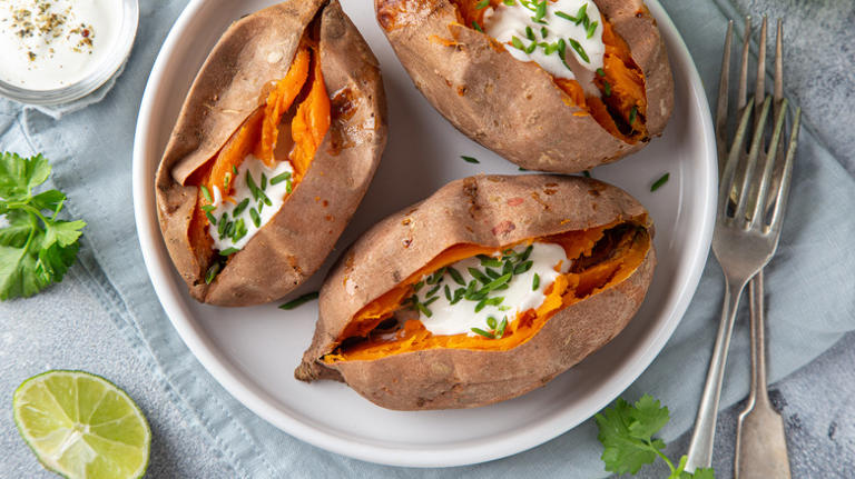 Switch Up Your Morning Routine With A Loaded Breakfast Sweet Potato
