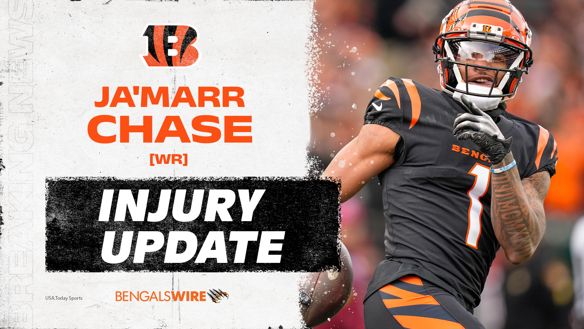 Bengals WR Ja'Marr Chase day to day with shoulder injury. DT