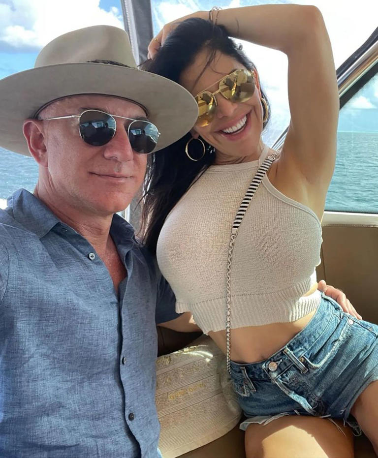 Lauren Sanchez Displays Incredible Physique In See Through Dress For Jeff Bezos 60th Birthday 6582