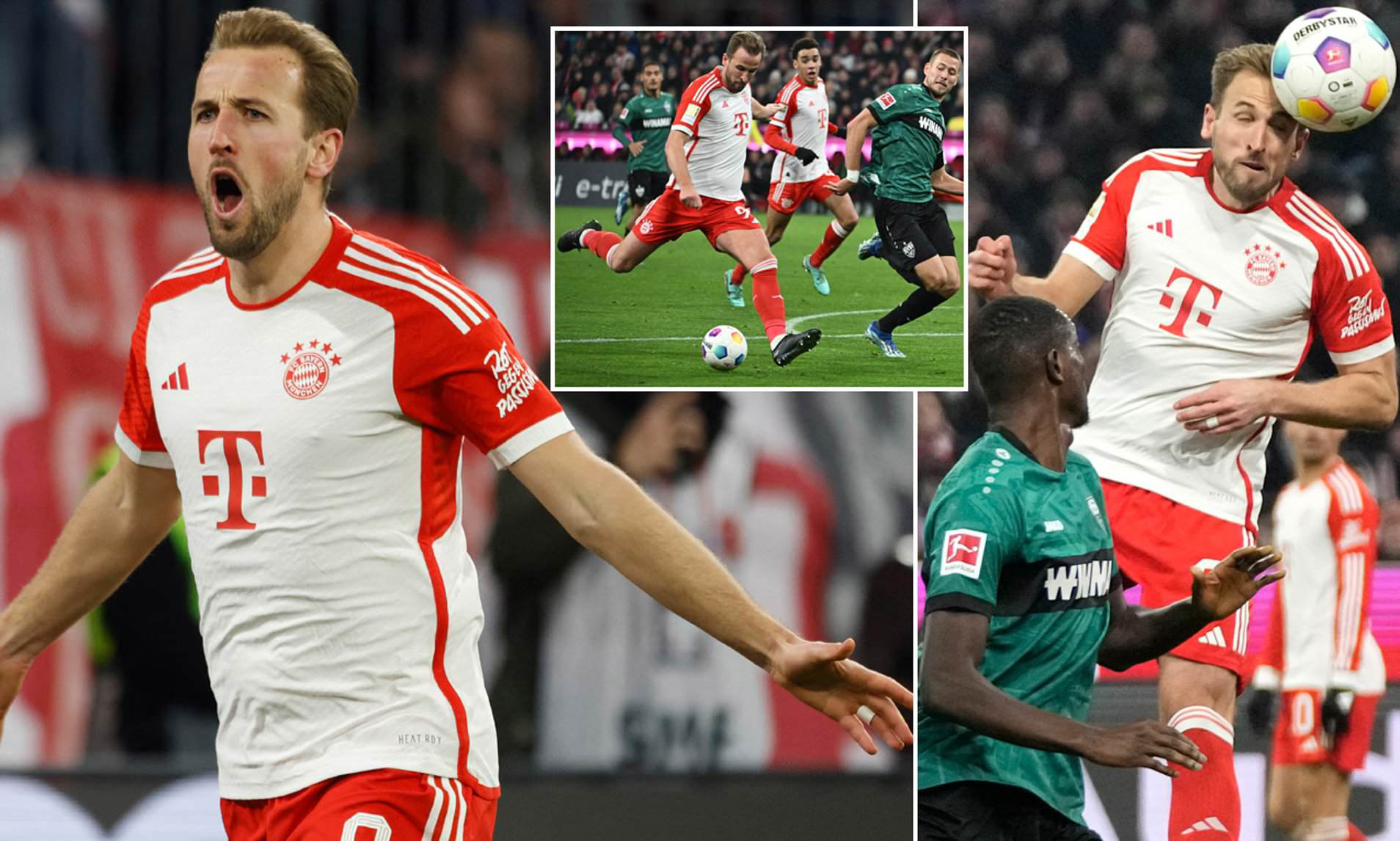 Bayern 3-0 Stuttgart: Harry Kane scores his 20th Bundesliga goal