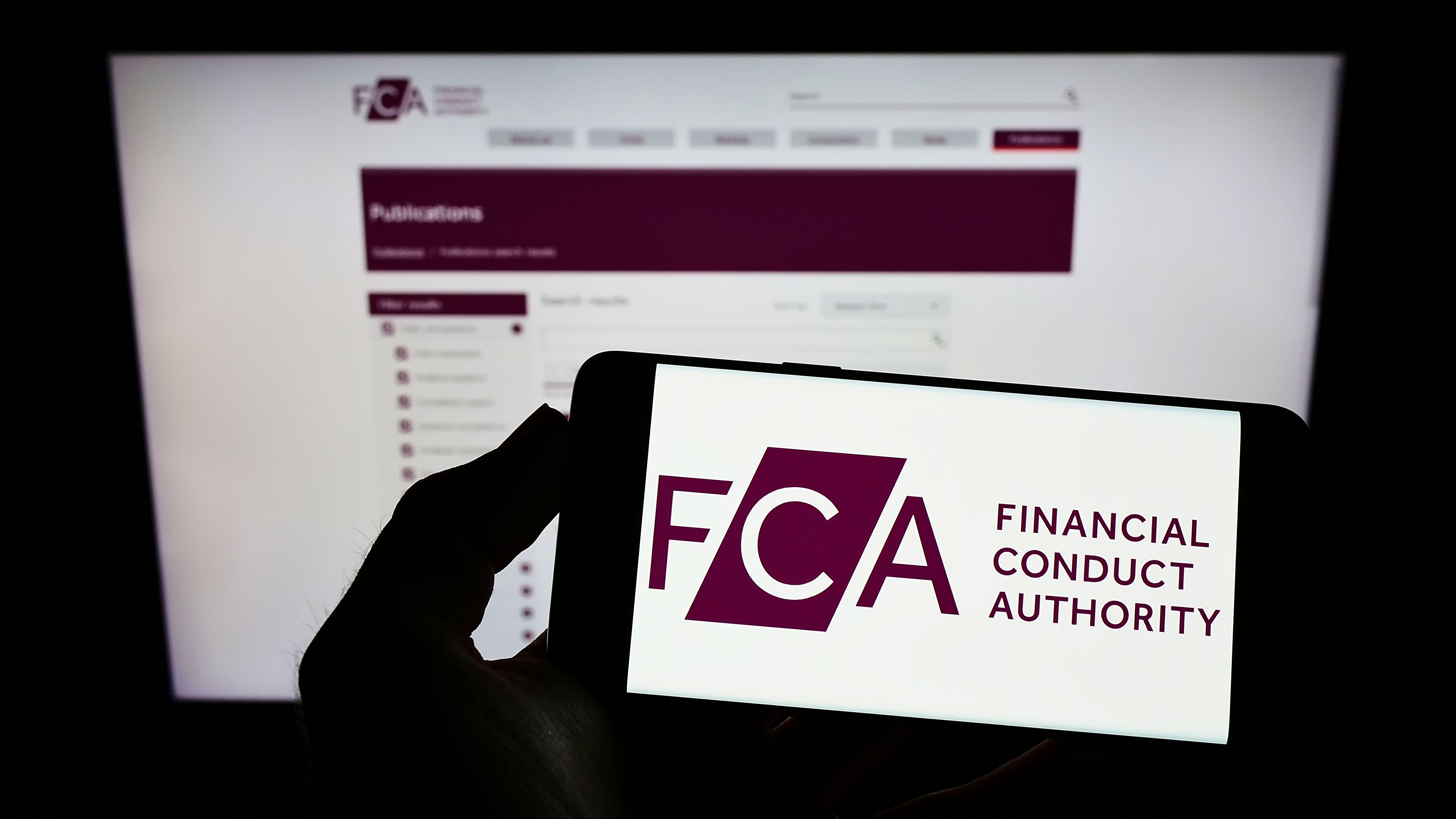 Financial conduct. Financial conduct Authority. FCA logo.