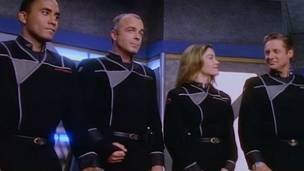 <p>                     In the beginning, <em>Babylon 5</em> was a syndicated TV show that, much like <em>Star Trek: The Next Generation</em> before it, had no singular network home. Distributed through the Prime Time Entertainment Network for its first four seasons, creator J. Michael Strazynski didn’t think the show would get a fifth season. With a series finale already filmed, TNT stepped in to grant one last round of episodes (and a new Season 4 finale), for 1998. And according to <a href="http://www.jmsnews.com/messages/message?id=9221">Strazynski’s blog post</a> from when it all happened, “Sleeping In Light” would have played just as fine at the end of Season 4.                   </p>