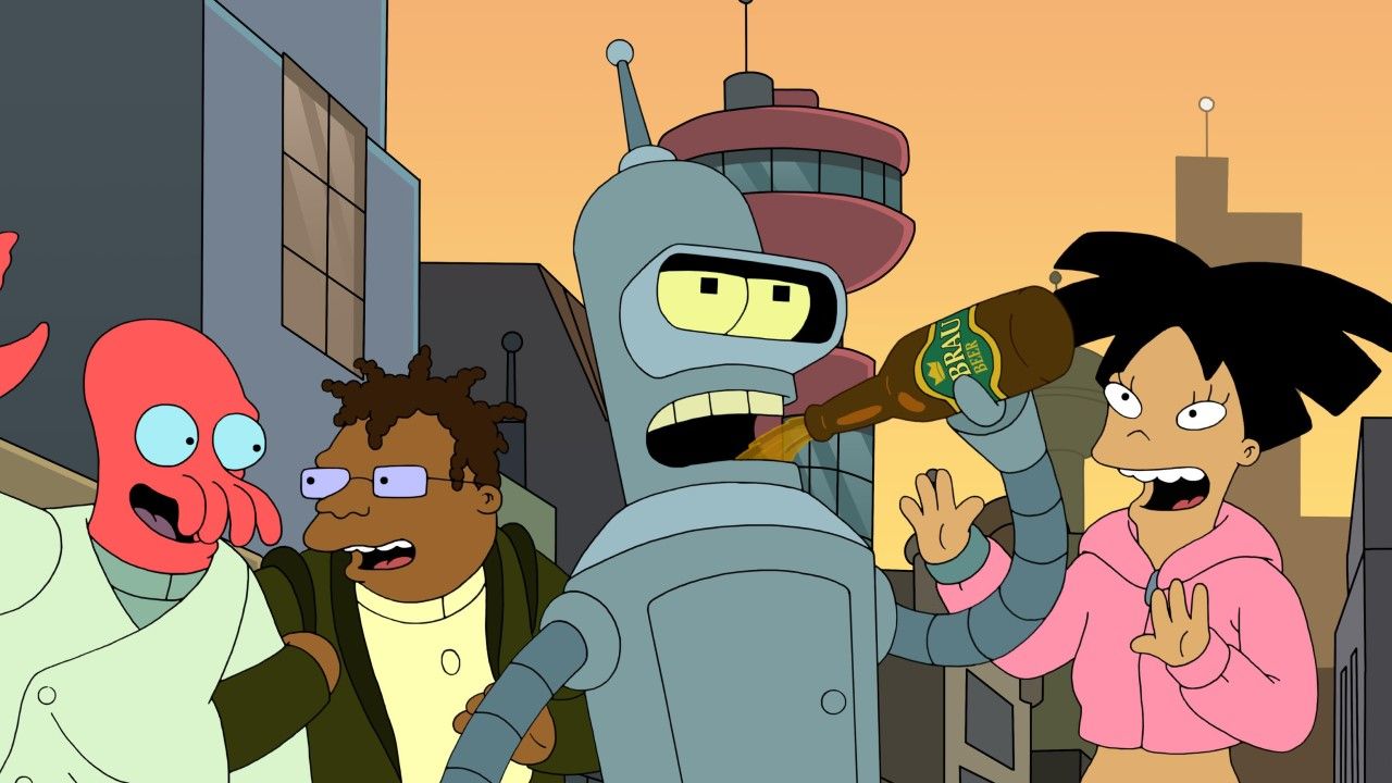 <p>                     Starting life as a Fox network original, <em>Futurama’s</em> shiny metal lifespan was initially cut short due to being canceled after four seasons. Years down the road, Comedy Central would revive Matt Groening’s irreverent fan favorite, and Hulu would later save it from cancelation as well. As a result, Planet Express’ doors were kept open… with some gaps of time, and a couple of direct to DVD movies in between.                   </p>