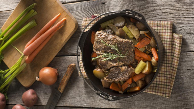 Finish Your Pot Roast With A Sprinkling Of Fresh, Leafy Herbs
