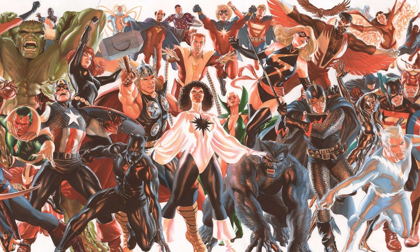 alex ross art of all the <b>avengers</b>.