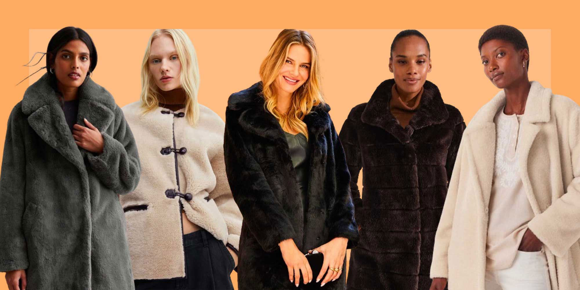 The most stylish faux fur coats on the high street this winter