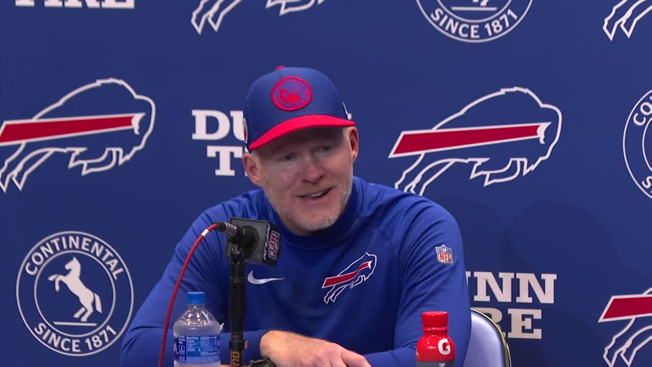 'Thought The Effort Was Outstanding': Buffalo Bills Head Coach Sean ...