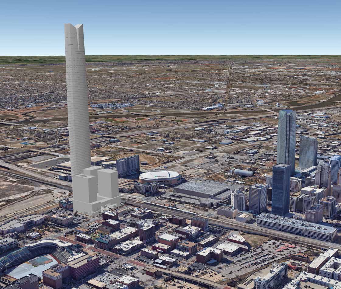 How does the proposed OKC skyscraper stack up against the tallest ...