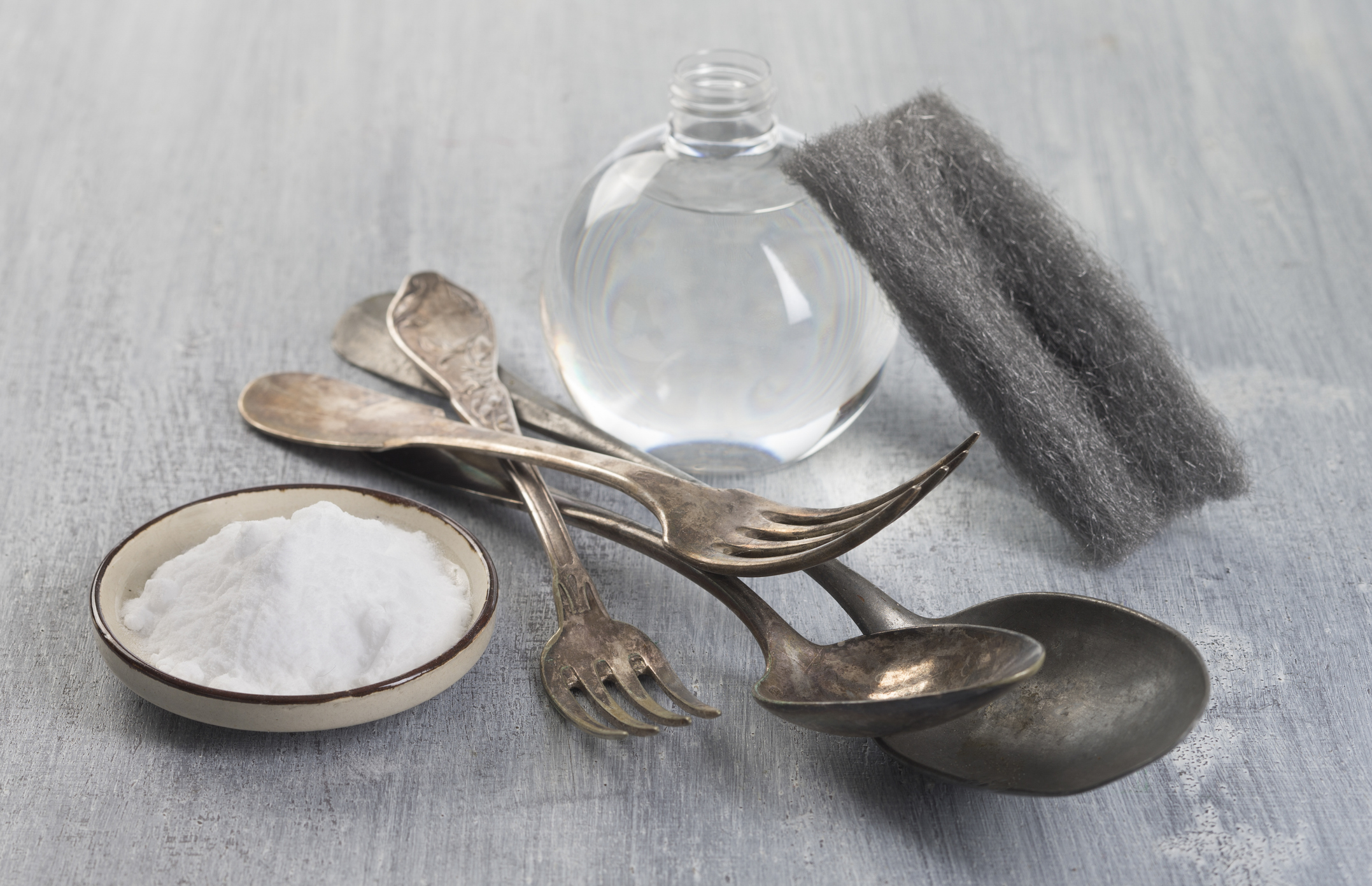 Как очистить серебро содой