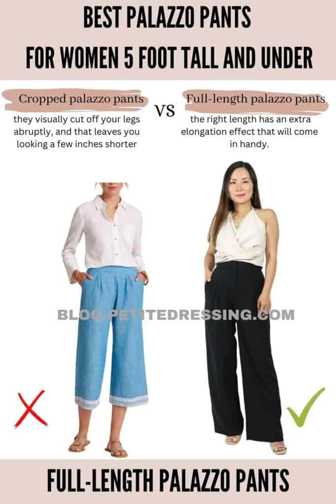 Palazzo Pants Guide for Women 5 foot Tall and under