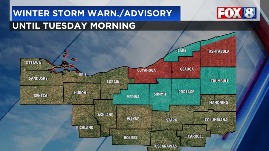 Winter Storm Warning Expands In NE Ohio