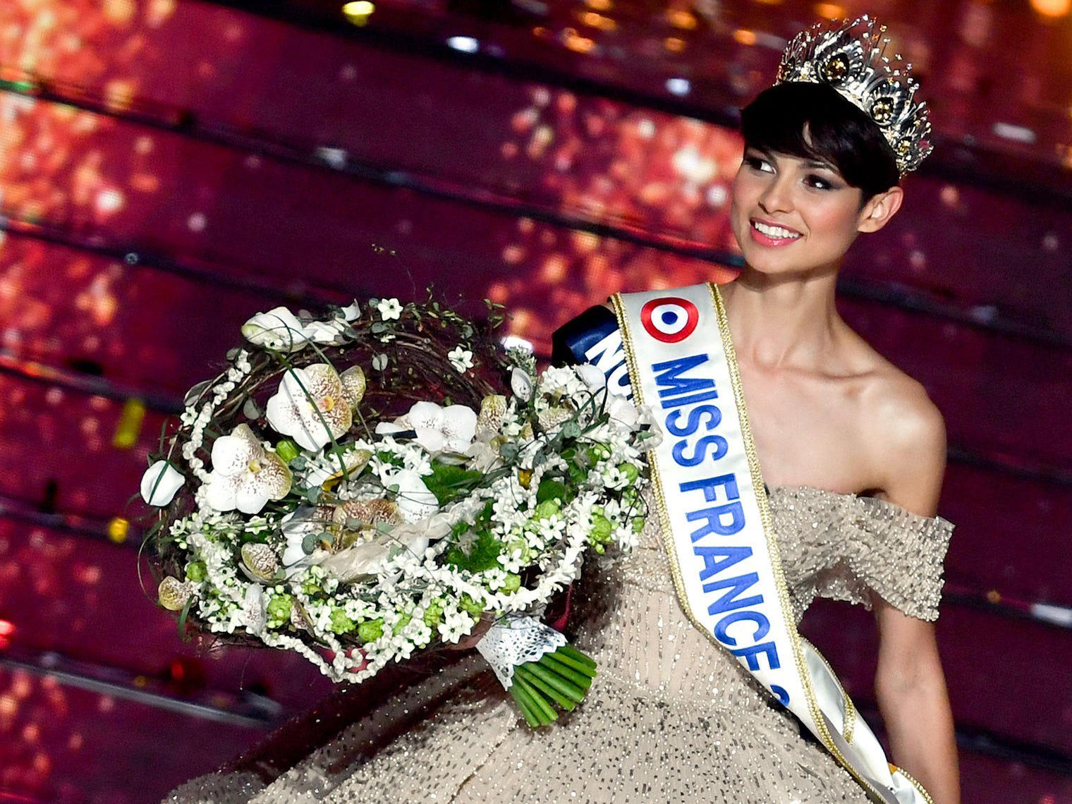 The pageant world is for some reason enraged by the new Miss France's ...