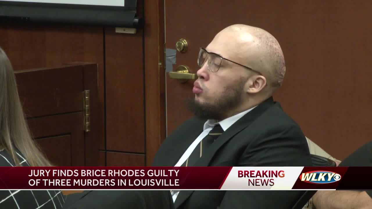 Jury Finds Brice Rhodes Guilty On All Counts In Triple Murder Case