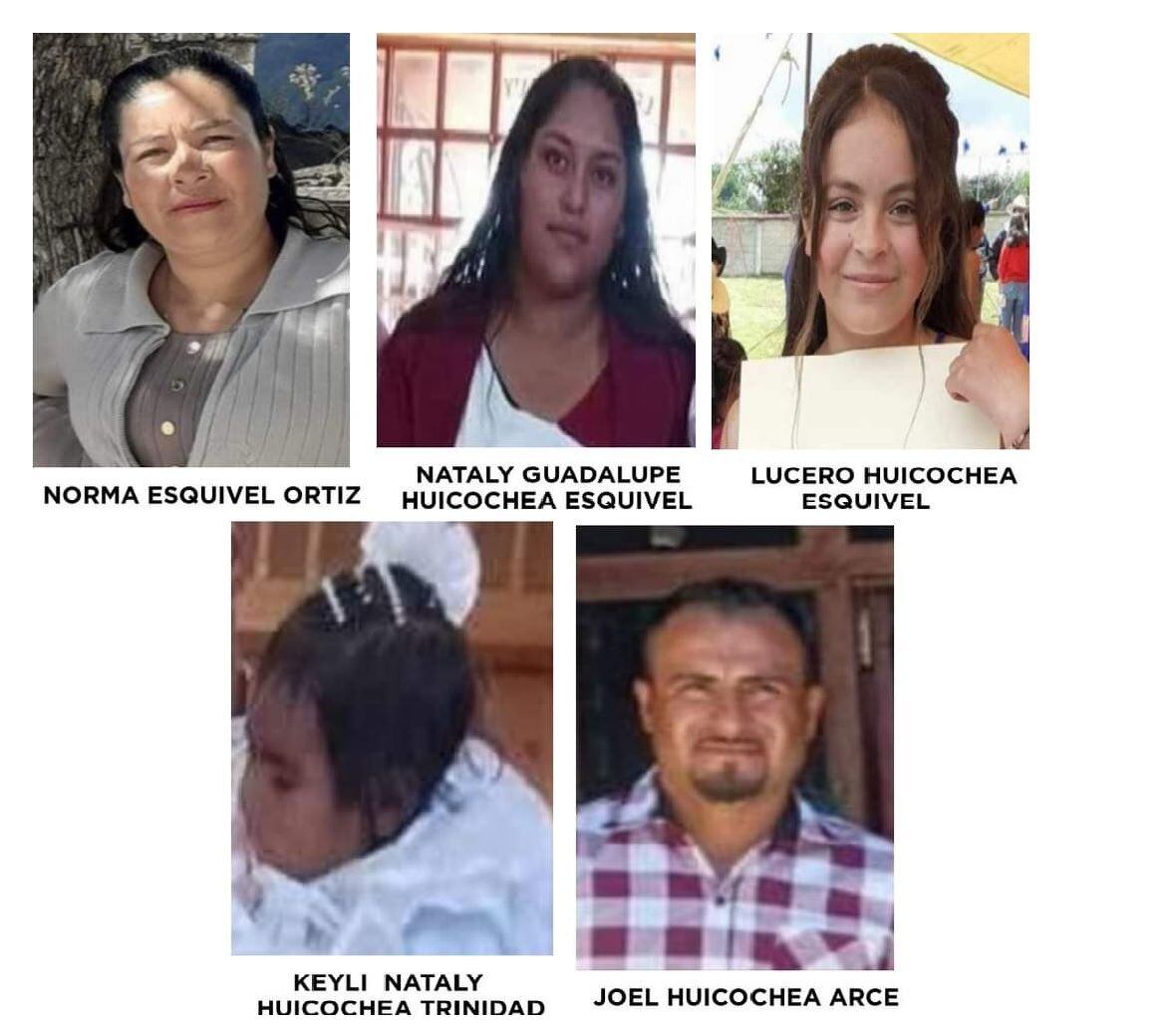 secuestran a familia de texcapilla, entre ellos hay menores de edad