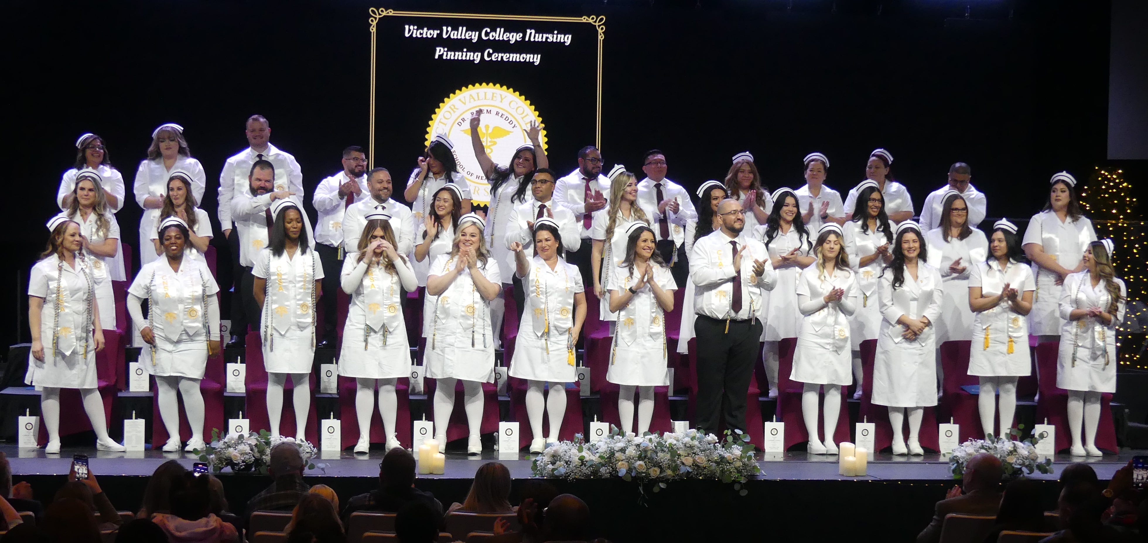 Victor Valley College Celebrates 36 Nursing Graduates At Pinning Ceremony