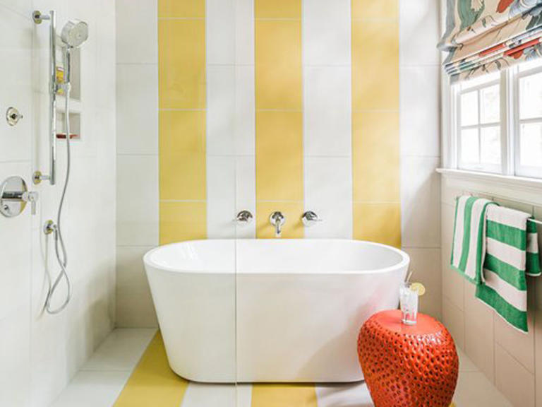 22 Beautiful Yellow Bathroom Ideas That Will Bring Joy