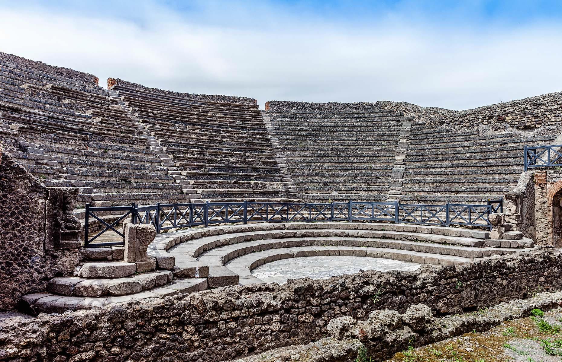 <p>Pompeii’s amphitheatre held up to 20,000 spectators for thrilling gladiatorial battles that drew people from surrounding villages and had the crowd baying for blood. But none more so than in AD 59, when a huge riot broke out between the people of Pompeii and those from nearby Nuceria.</p>  <p>What started as name-calling and jeering soon escalated into throwing stones and clashing swords – and a bloody brawl ensued. The senate in Rome investigated and punished Pompeii with a 10-year ban on hosting the games.</p>