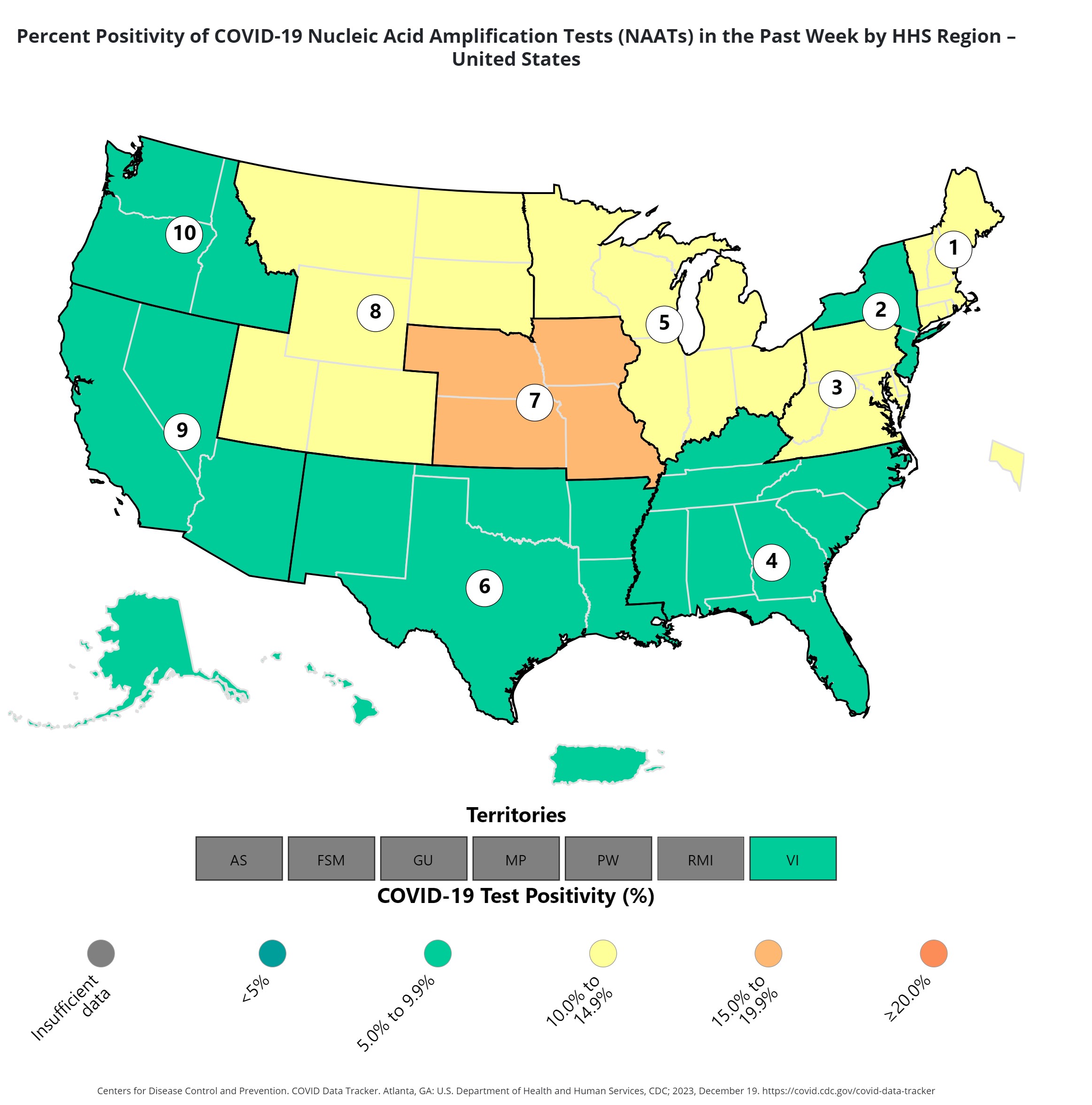 covid map shows 4 us states with highest positive cases
