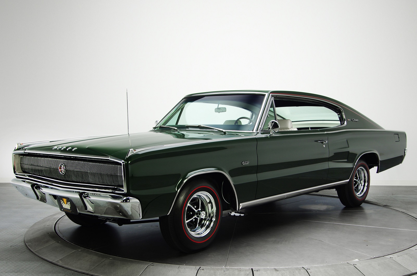 <p>Dodge first fitted the <strong>440cu</strong> in (7.2-liter) big block V8 to the Charger in 1967 as an option in the original series. Called the <strong>Magnum</strong>, it gave 375bhp with a single 4-barrel carburetor and the engine was known as a ‘<strong>wedge’</strong> motor because of its wedge-shaped combustion chambers.</p><p>When the second-generation Charger arrived, so did the R/T, which stood for Road/Track. It used the 7.2-liter engine as standard and customers could opt for the smaller 426 <strong>Hemi</strong> V8 (7.0-liter). Although smaller in size, the 426 had more power as it delivered <strong>425 hp</strong> out of the factory to make it the quicker car.</p>