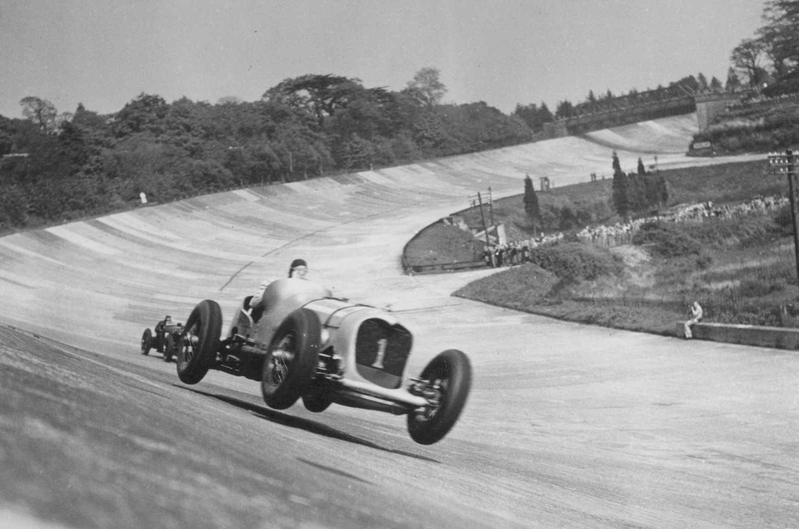 <p>The Napier-Railton hails from an era when more power meant going bigger, so it employed a 23.9-liter <strong>Napier Lion</strong> aero engine to achieve a 24-hour record of <strong>150.6mph</strong> at Bonneville Salt Flats in 1936. With a reputed <strong>594 hp</strong> at just 2500rpm, the 12-cylinder Lion engine had three banks of four cylinders in a ‘broad arrow’ configuration. This made it more compact and it also used other aero industry features such as dual ignition.</p><p>To keep the engine fueled, a <strong>65-liter</strong> tank sat right behind the driver to deal with the car’s <strong>5mpg</strong> thirst. After the Second World War, the Napier-Railton found a second life testing aircraft braking parachutes at high speeds.</p>