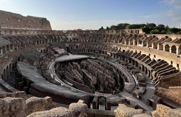 Rome Colosseum views from an ArcheoRunning tour.
