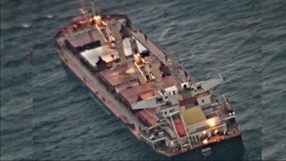 Indian Navy Rescues Crew Member From Hijacked Vessel Off The Coast Of