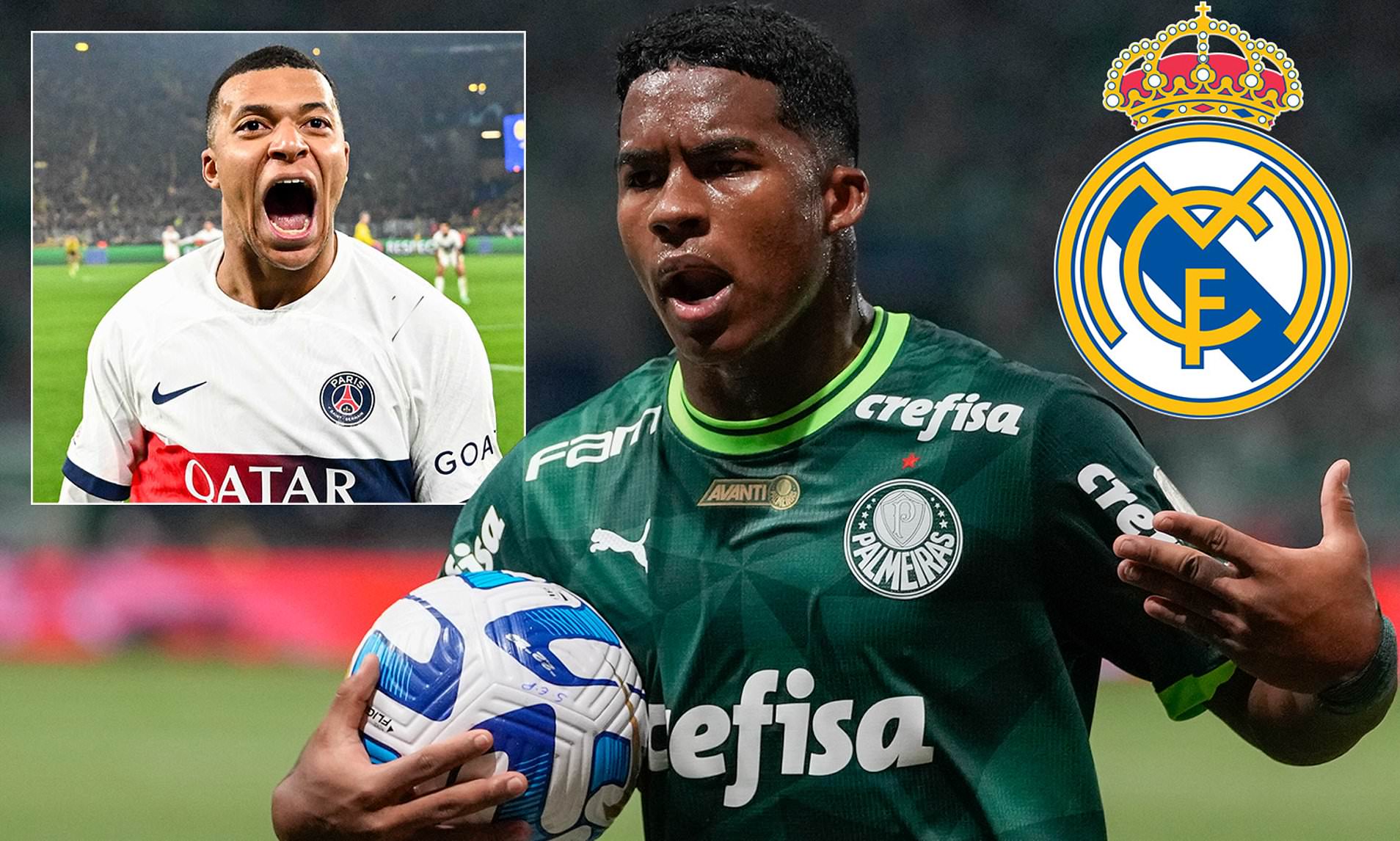 Real Madrid-bound Endrick Reveals Hopes Of Playing With Kylian Mbappe