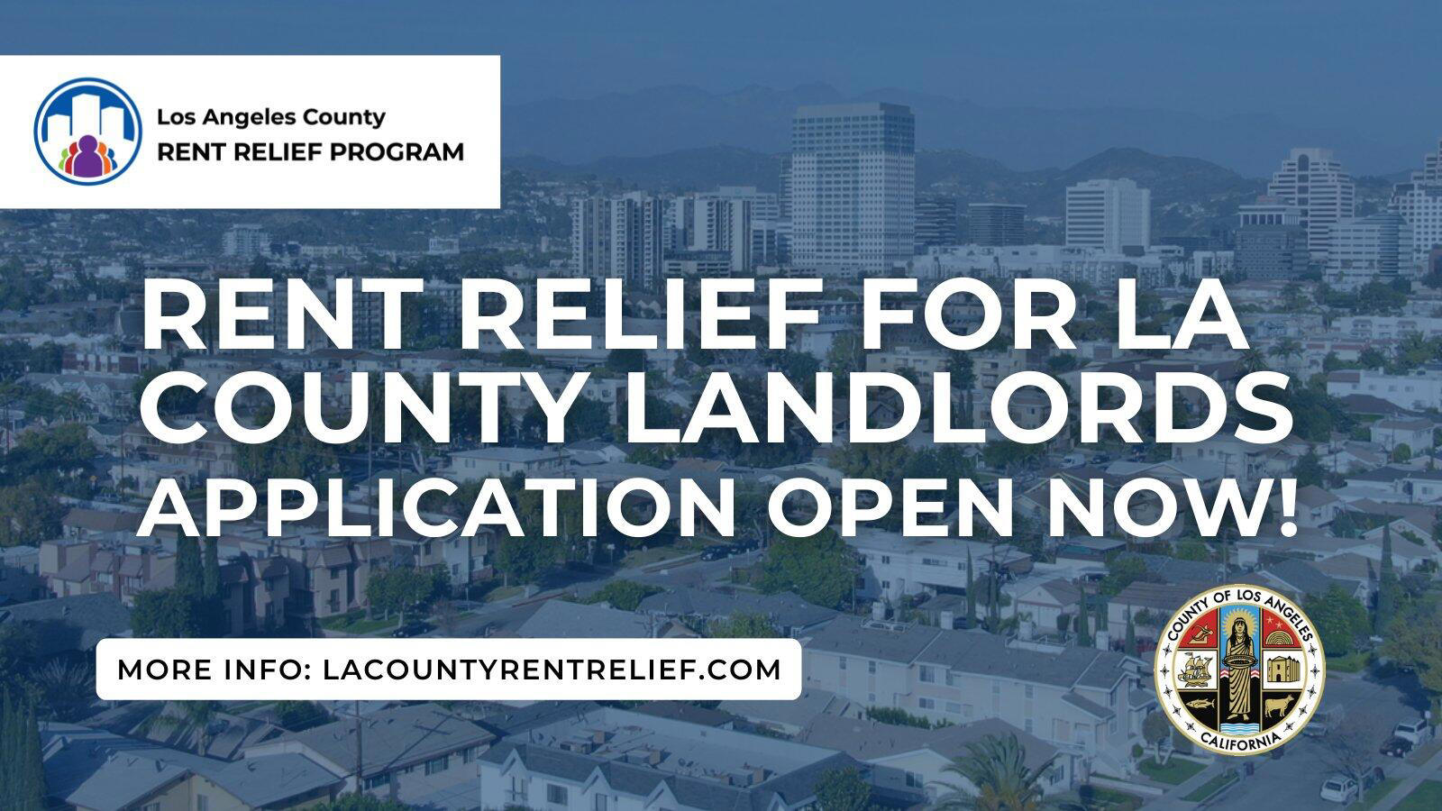 LA County Rent Relief Program Applications Open Now! City of Burbank