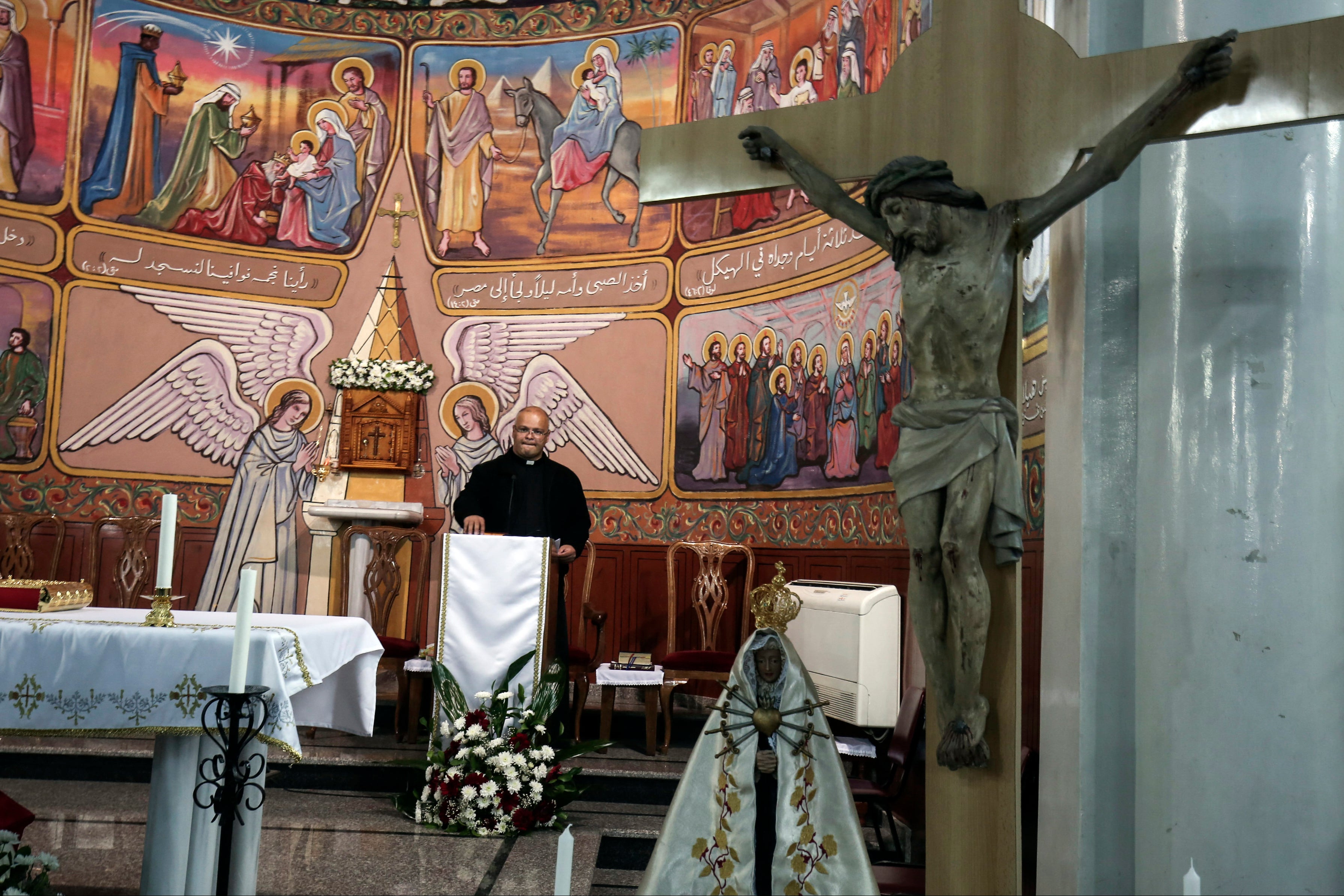how a sniper’s bullet utterly shattered the last vestiges of sanctuary in gaza’s only catholic church
