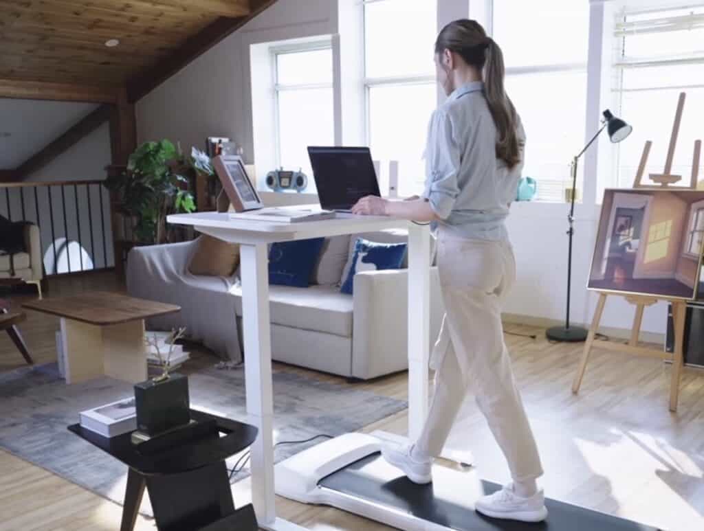 <p>If you want to improve your health and well-being, there’s a simple thing you can do: stand up and walk while you work at home.<br><strong><strong>Read the Whole Article: </strong> </strong><a href="https://www.leahingram.com/how-to-make-a-standing-desk/?utm_source=msn&utm_medium=page&utm_campaign=msn">Work at a Standing or Walking Desk</a></p>