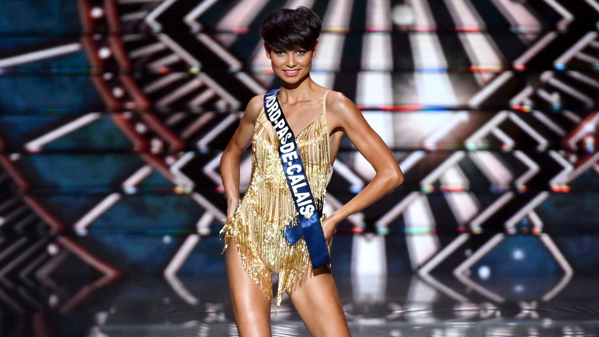 What's the controversy over Miss France 2024 Eve Gilles's haircut?