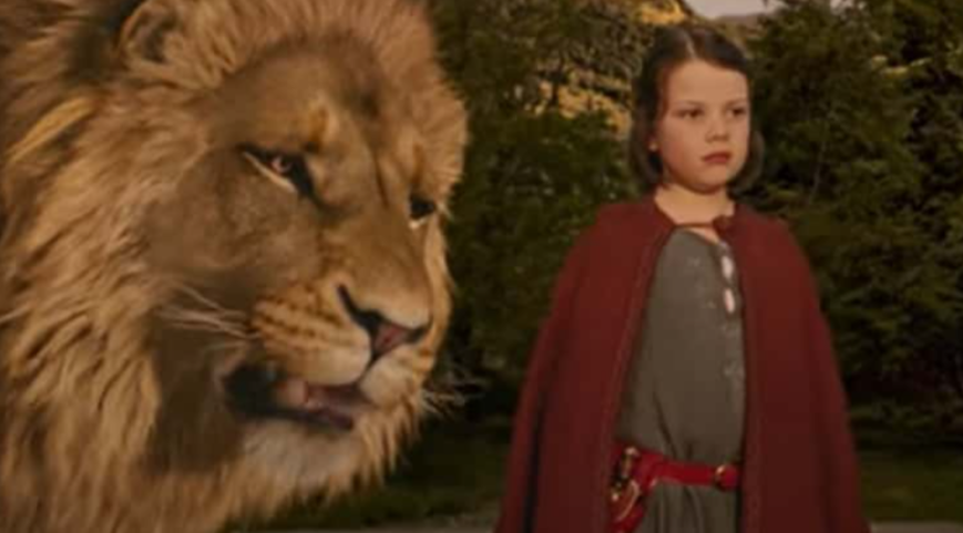 <p>The only character to appear in all seven books of the series is Aslan the lion. However, he didn’t actually appear in the first draft of <em>The Lion, the Witch and the Wardrobe</em>. In fact, Lewis was struggling with the story until “Aslan came bounding into it". Try to imagine this series without Aslan in it! We dare you!</p>