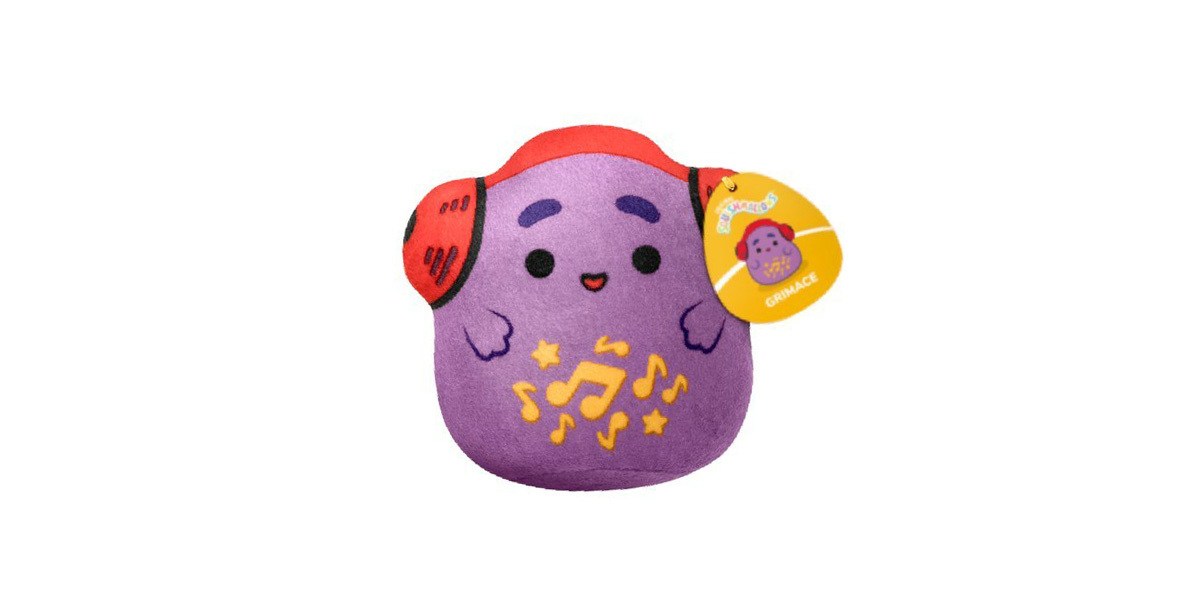 There’s a Grimace Squishmallow in McDonald’s new Squishmallows Happy Meal