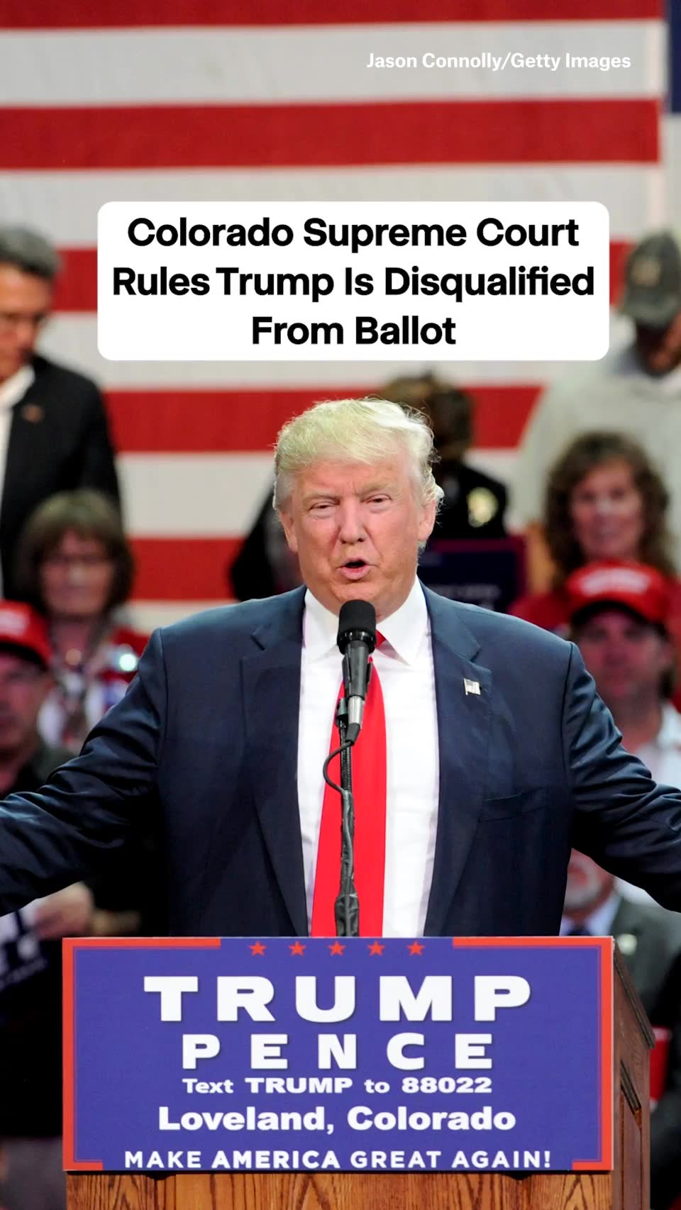 Colorado Supreme Court Rules Trump Is Disqualified From Ballot - Read More: